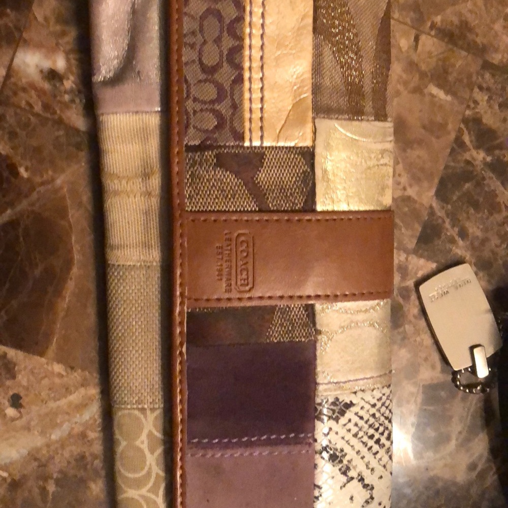 Coach design inside pocket nice size coach wallet